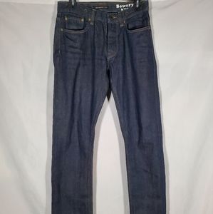 JOHN VARVATOS STAR USA BOWERY SLIM STRAIGHT DARK WASH DENIM JEANS MENS 29x32